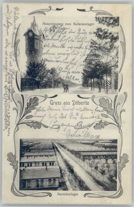 Doeberitz Truppenuebungsplatz Barackenlager