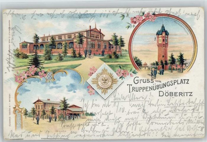 Doeberitz Truppenuebungsplatz Wasserturm Kasino Wache