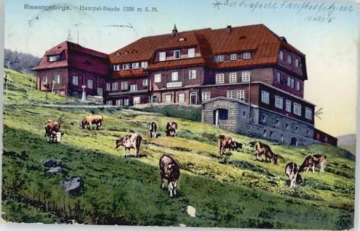 Riesengebirge Krkonose Karkonosze Riesengebirge Hampel Baude