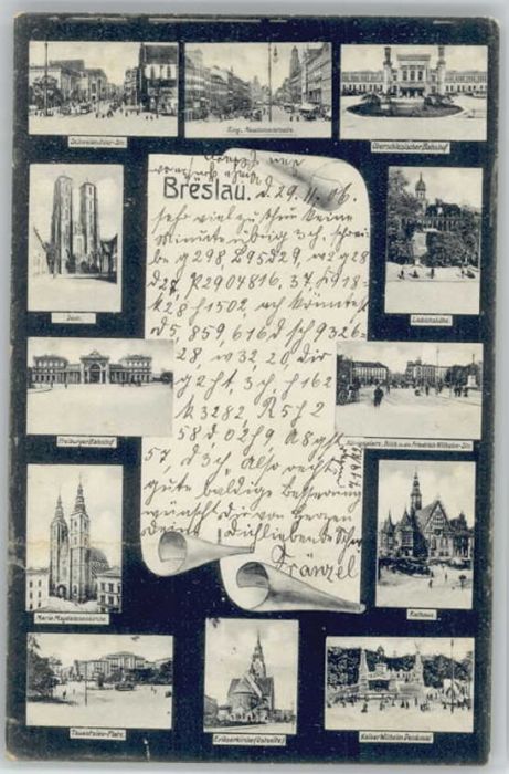 Breslau Niederschlesien Breslau Dom Erlöserkirche Rathaus König