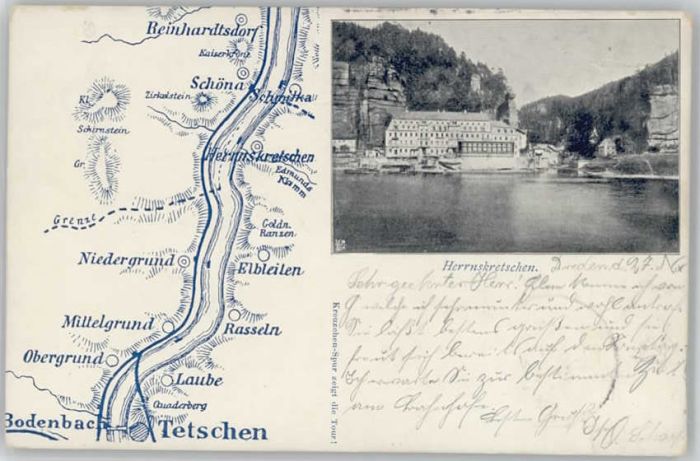 Herrnskretschen Boehmen Herrnskretschen