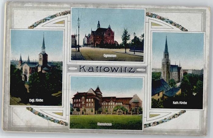 Kattowitz Gymnasium Oberrealschule Kirchen