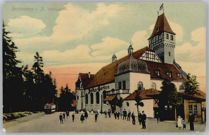 Reichenberg Liberec Boehmen Volksgarten