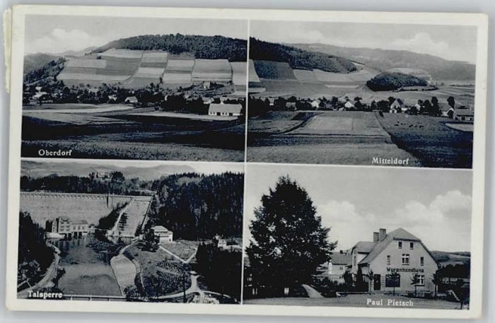 Riesengebirge Krkonose Karkonosze Riesengebirge Oberdorf Mitteldorf Waren