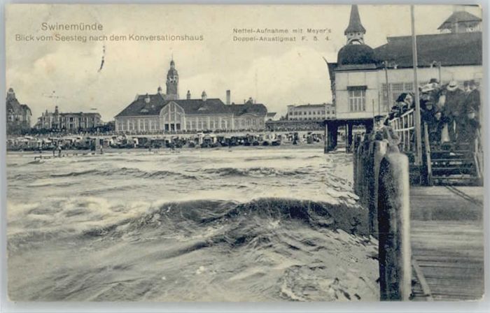 Swinemuende Ostseebad Westpommern Swinemünde Konversationshaus