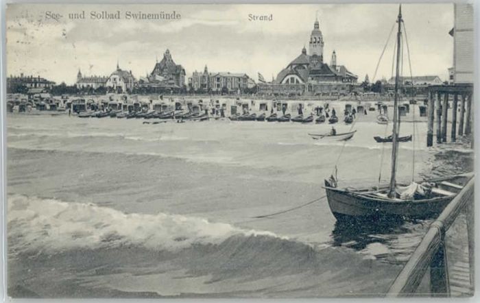 Swinemuende Ostseebad Westpommern Swinemünde Strand