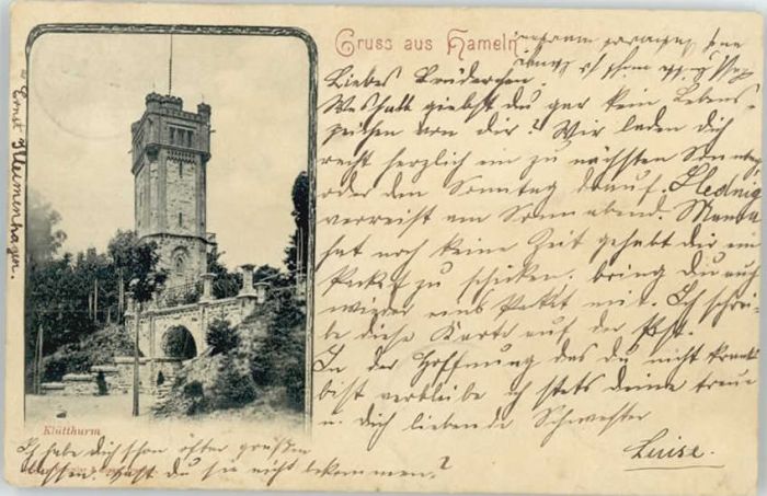 Hameln Weser Hameln Klütturm