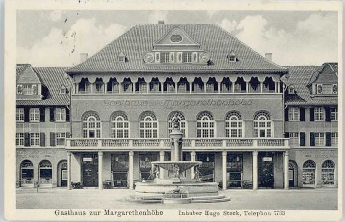 Essen Ruhr Essen [Stempelabschlag] Gasthaus Margar