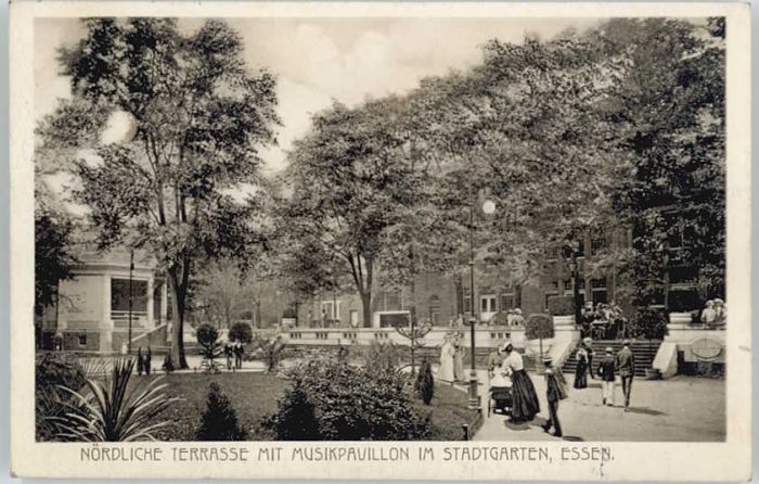 Essen Ruhr Essen Stadtgarten Musikpavillon