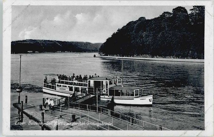 Essen Ruhr Essen Baldeney Wehrlandungsbrücke