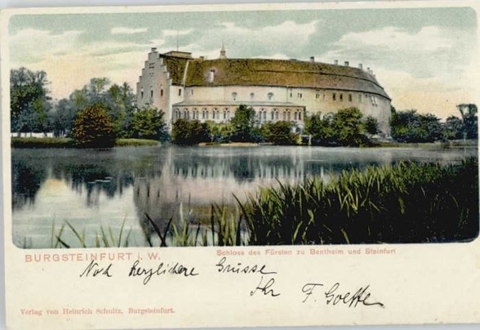 Burgsteinfurt Schloss Fürsten Bentheim Steinfurt