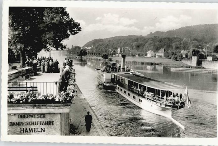 Hameln Weser Hameln Oberweser Fahrgastschifffahrt