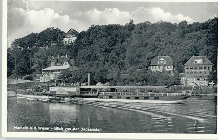 Hameln Weser Hameln Badeanstalt