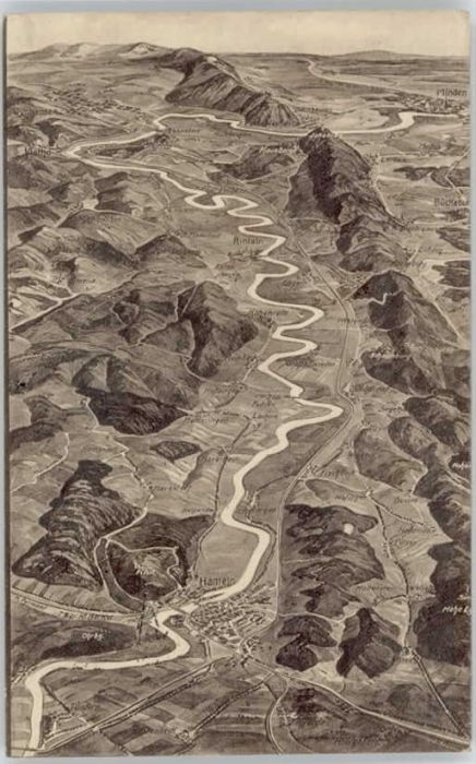 Hameln Weser Hameln Das Wesertal