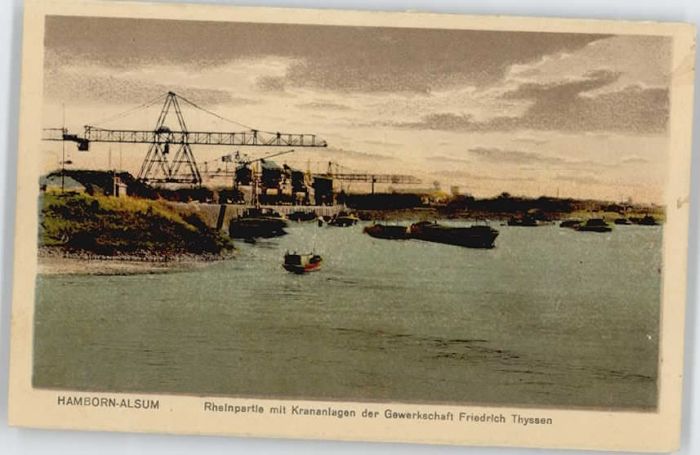 Hamborn Alsum Krananlagen