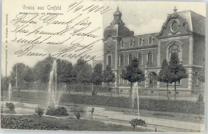 Krefeld Bismarckplatz Ständehaus