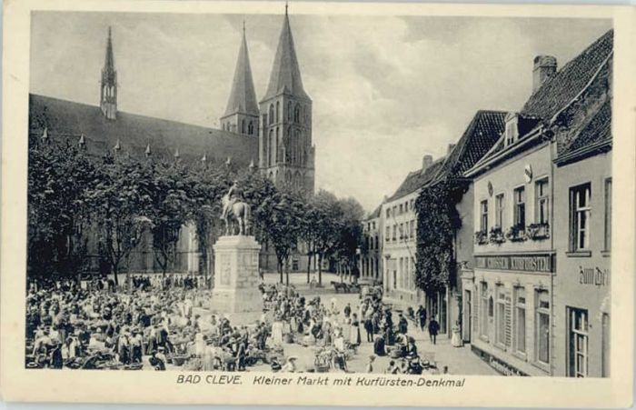 Kleve Kurfürsten Denkmal Markt