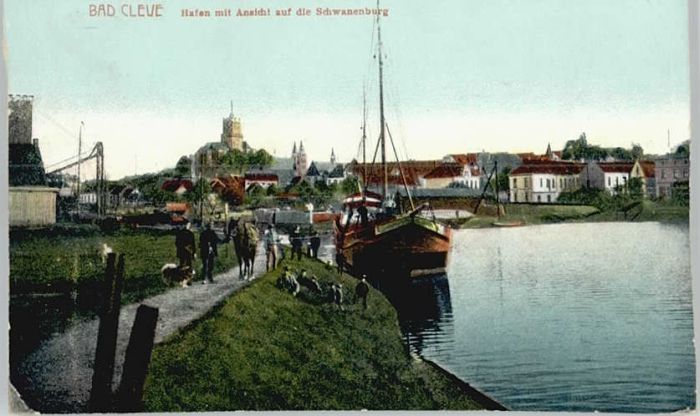Kleve Hafen Schwanenburg