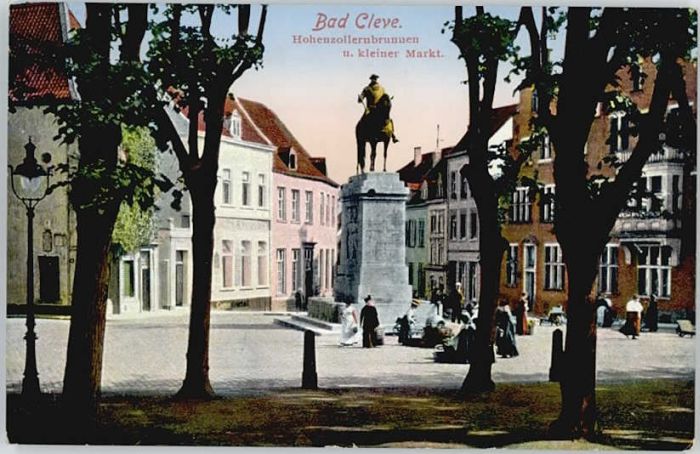 Kleve Hohenzollernbrunnen Markt