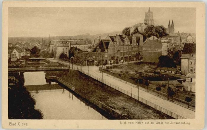 Kleve Hafen Schwanenburg