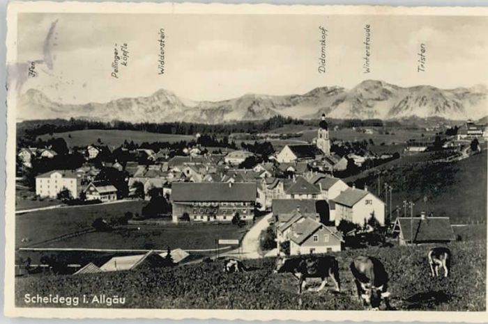 Scheidegg Allgaeu Scheidegg Widderstein Didamskopf Triste