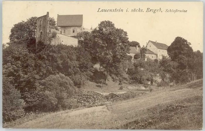 Lauenstein Erzgebirge Schlossruine