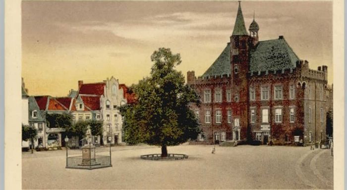 Kalkar Niederrhein Kalkar Marktplatz Rathaus Seydlitz Denk