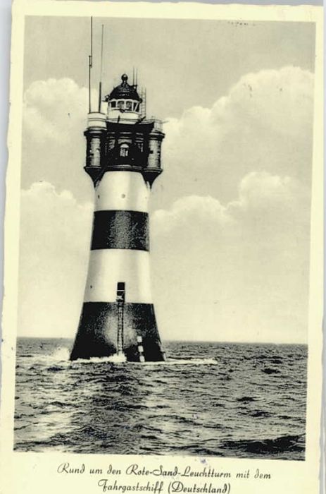 BREMEN CITY Rote Sand Leuchtturm