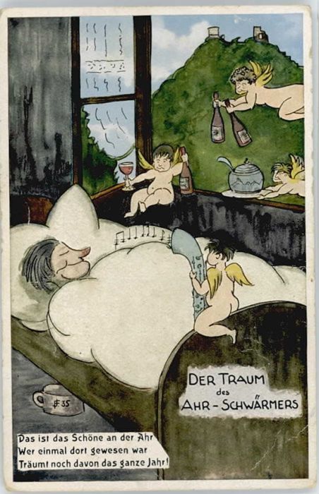 Bad Neuenahr-Ahrweiler Bad Neuenahr Künstlerkarte Ahr Schwärme