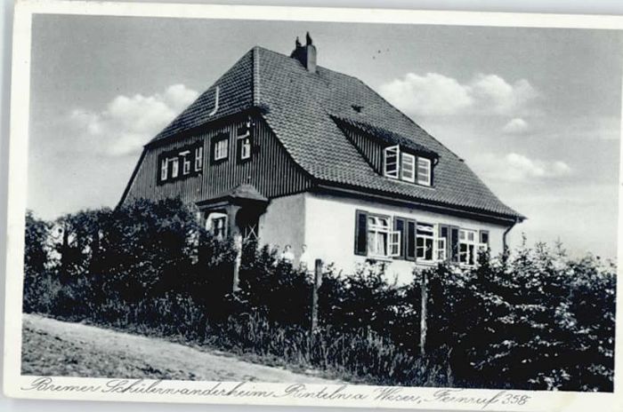 Rinteln Weser Niedersachsen Bremer Schuelerwanderheim