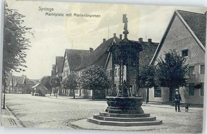 Springe Deister Springe Marktplatz Marienbrunnen