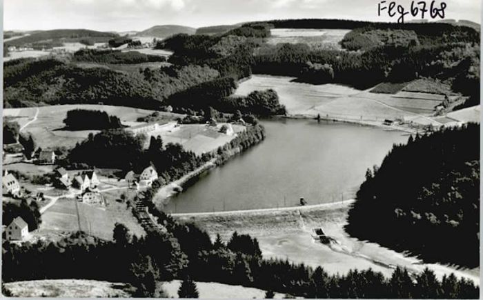 Deitenbach Fliegeraufnahme Aggertalsperre