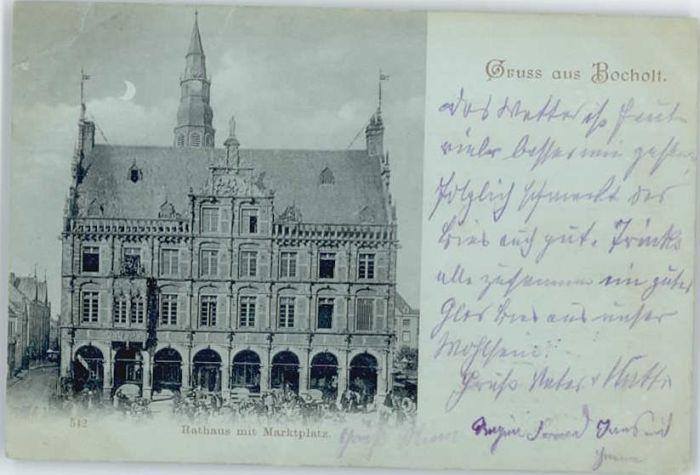 Bocholt Westfalen Bocholt Rathaus Marktplatz