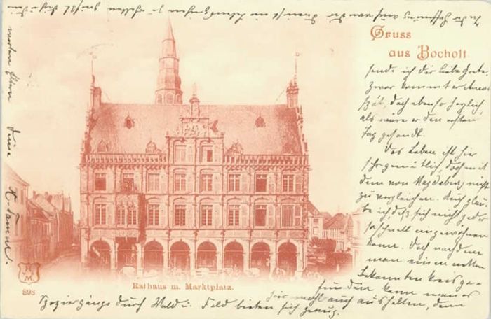 Bocholt Westfalen Bocholt Rathaus Marktplatz