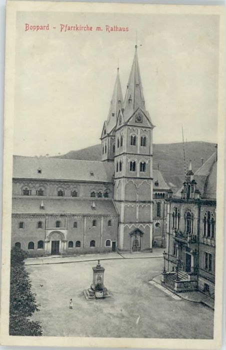 Boppard Rhein Boppard Pfarrkirche Rathaus