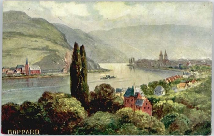 Boppard Rhein Boppard Künstlerkarte