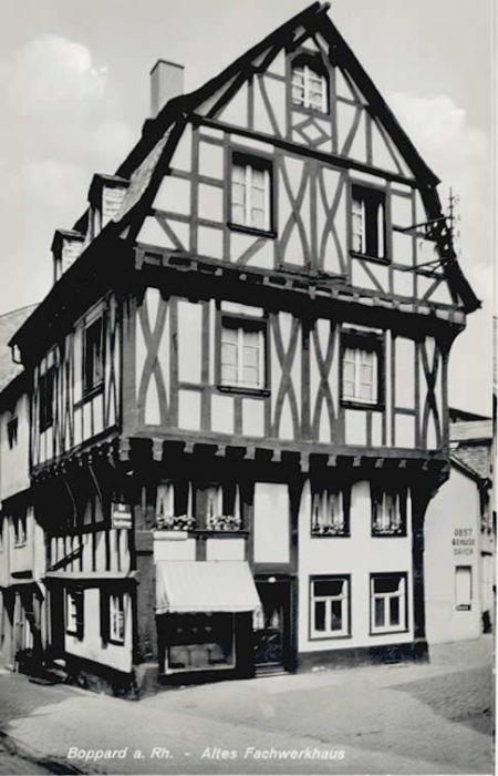 Boppard Rhein Boppard Fachwerkhaus