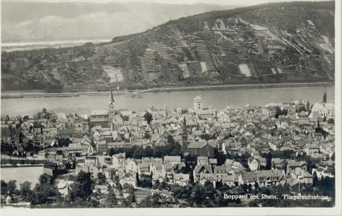 Boppard Rhein Boppard Fliegeraufnahme