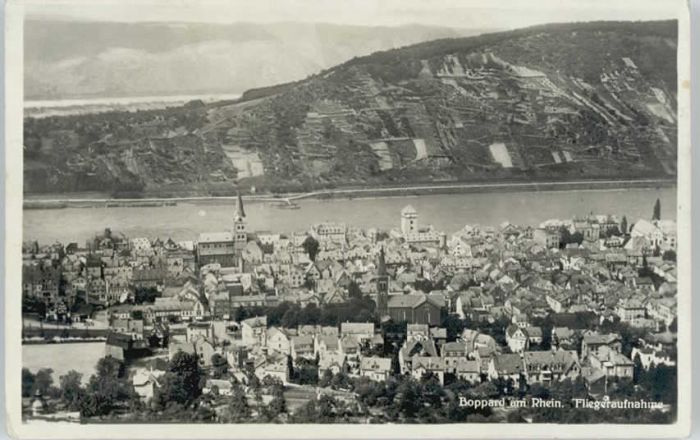 Boppard Rhein Boppard Fliegeraufnahme