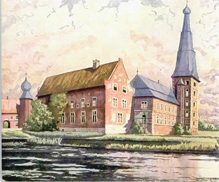 Raesfeld Künstlerkarte KünstlerKarl Determener W