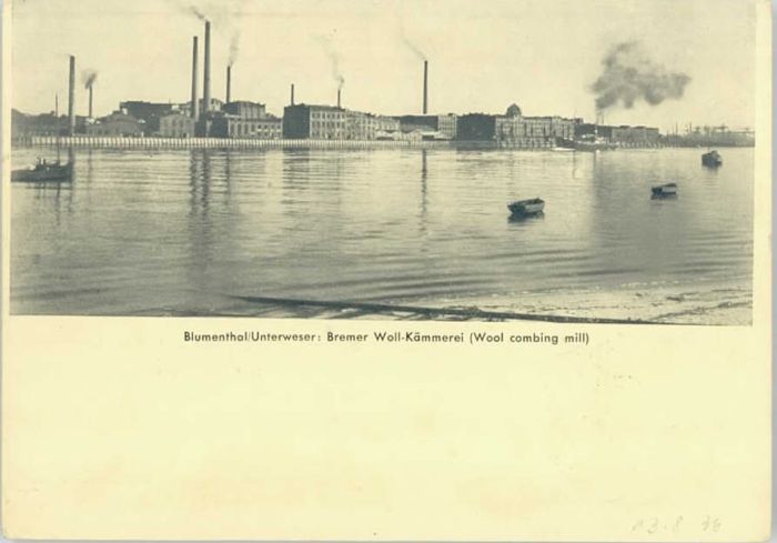 Blumenthal Bremen Blumenthal Woll Kämmerei Wappen