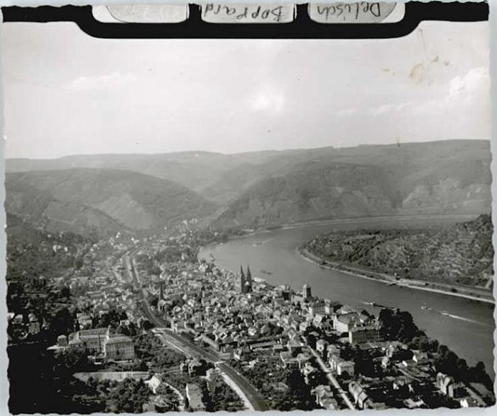 Boppard Rhein Boppard Fliegeraufnahme