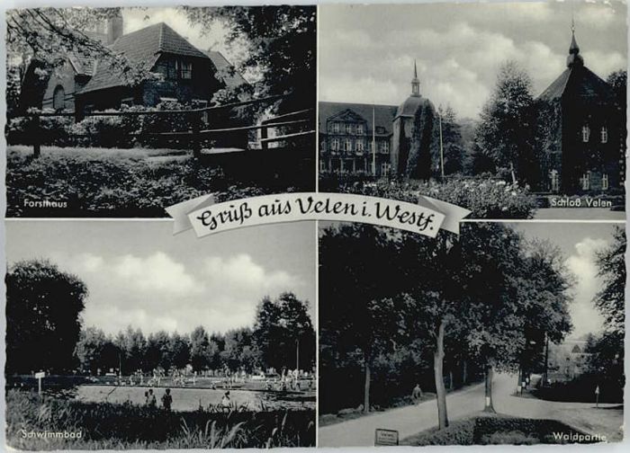 Velen Forsthaus Schwimmbad Schloss