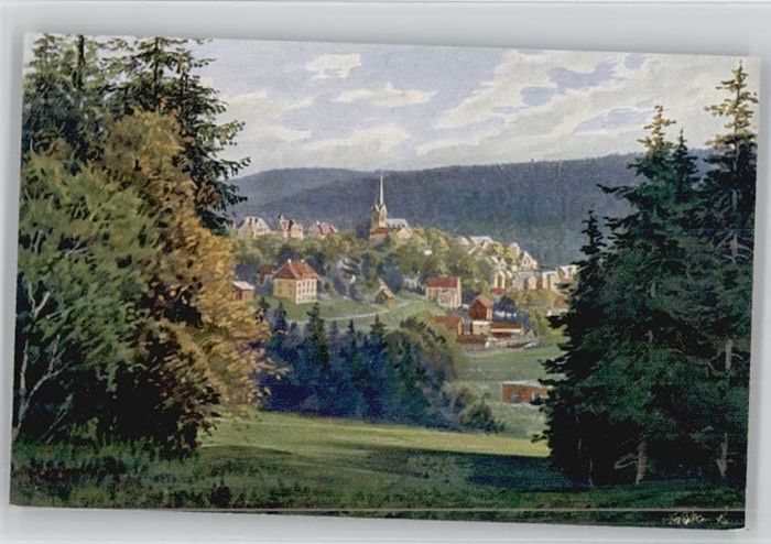 Bad Elster Künstlerkarte Agnesruhe