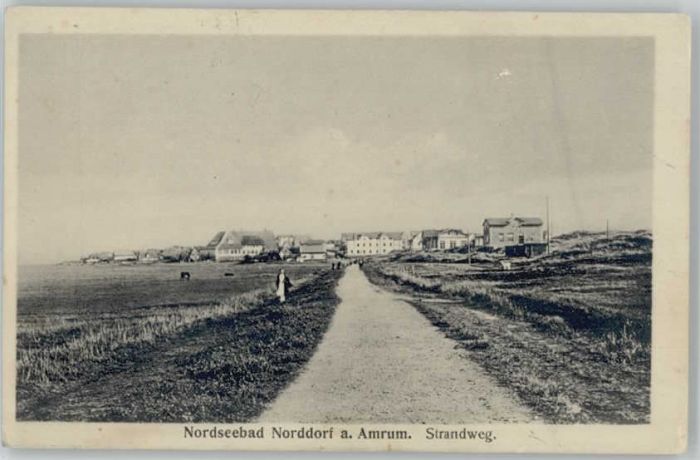 Norddorf Amrum Strandweg