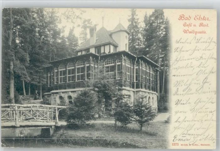 Bad Elster Cafe Restaurant Waldquelle