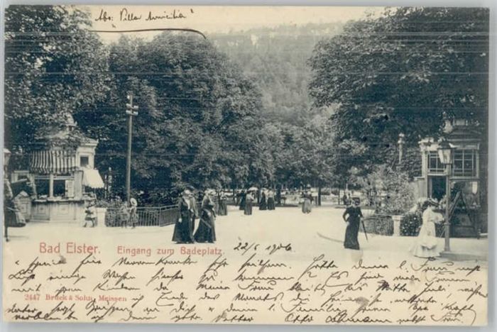 Bad Elster Badeplatz Eingang