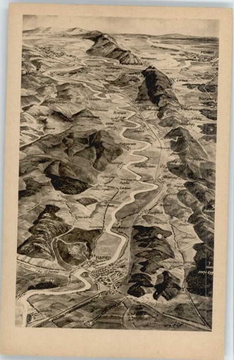 Hameln Weser Hameln Wesertal Fliegeraufnahme