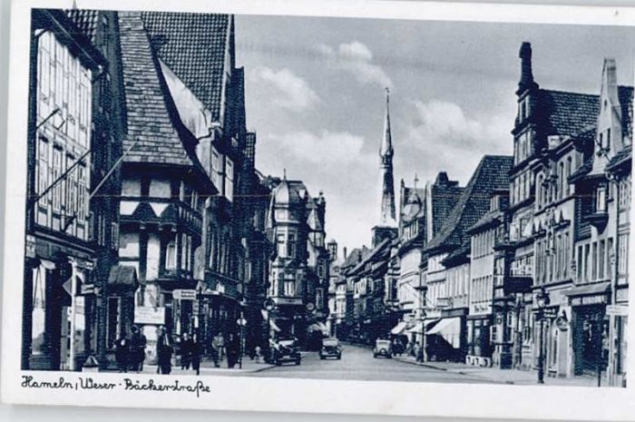 Hameln Weser Hameln Bäckerstrasse