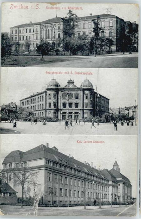 Zwickau Sachsen Zwickau Georgenplatz Albertplatz